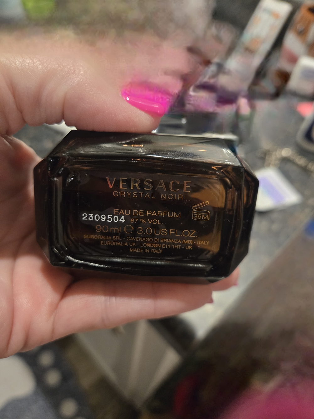 Versace Crystal Noir Eau de Parfum - You Will  Feel Sexy & Ready For Anything! - Picture 4 of 4